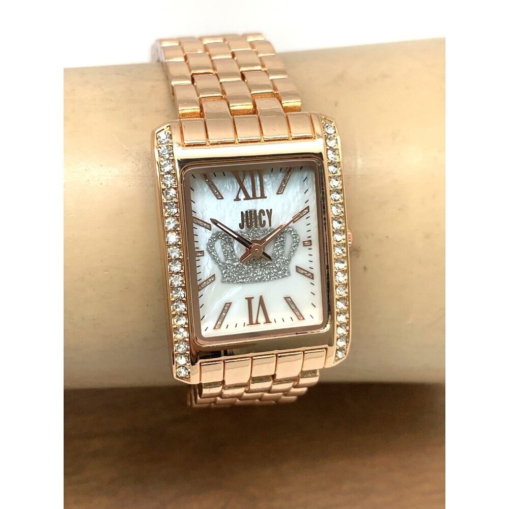 Juicy By Juicy Couture Women's Watch JC/5056 Quartz White Dial Rose Gold… - Picture 10 of 13